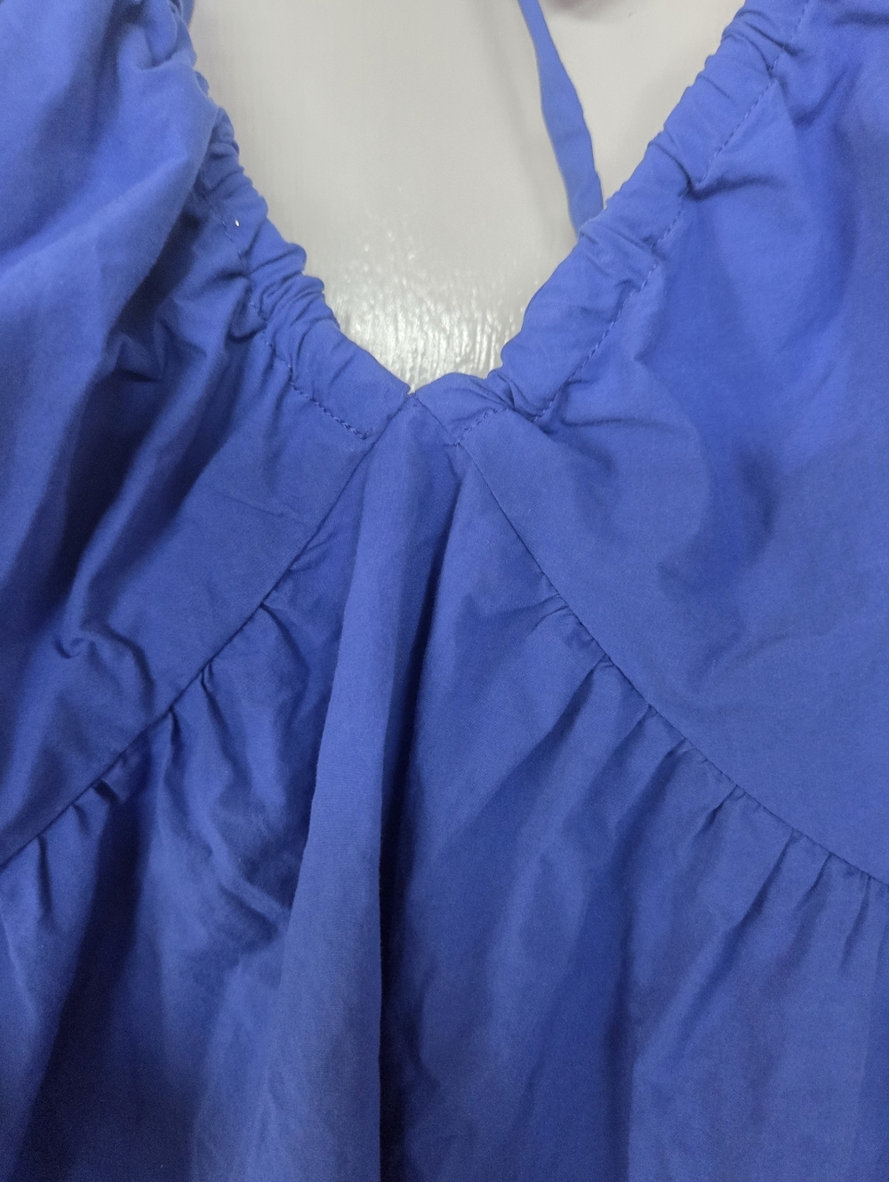 Blue Halter Maxi Dress xl NWT - Picture 2 of 7